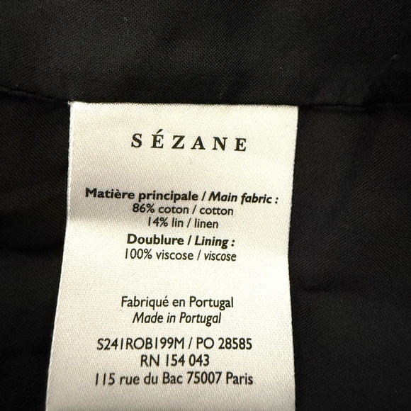 Sézane Salie Floral Print Fit & Flare Sundress in Navy Multicolor Size Us 8 - Picture 15 of 16